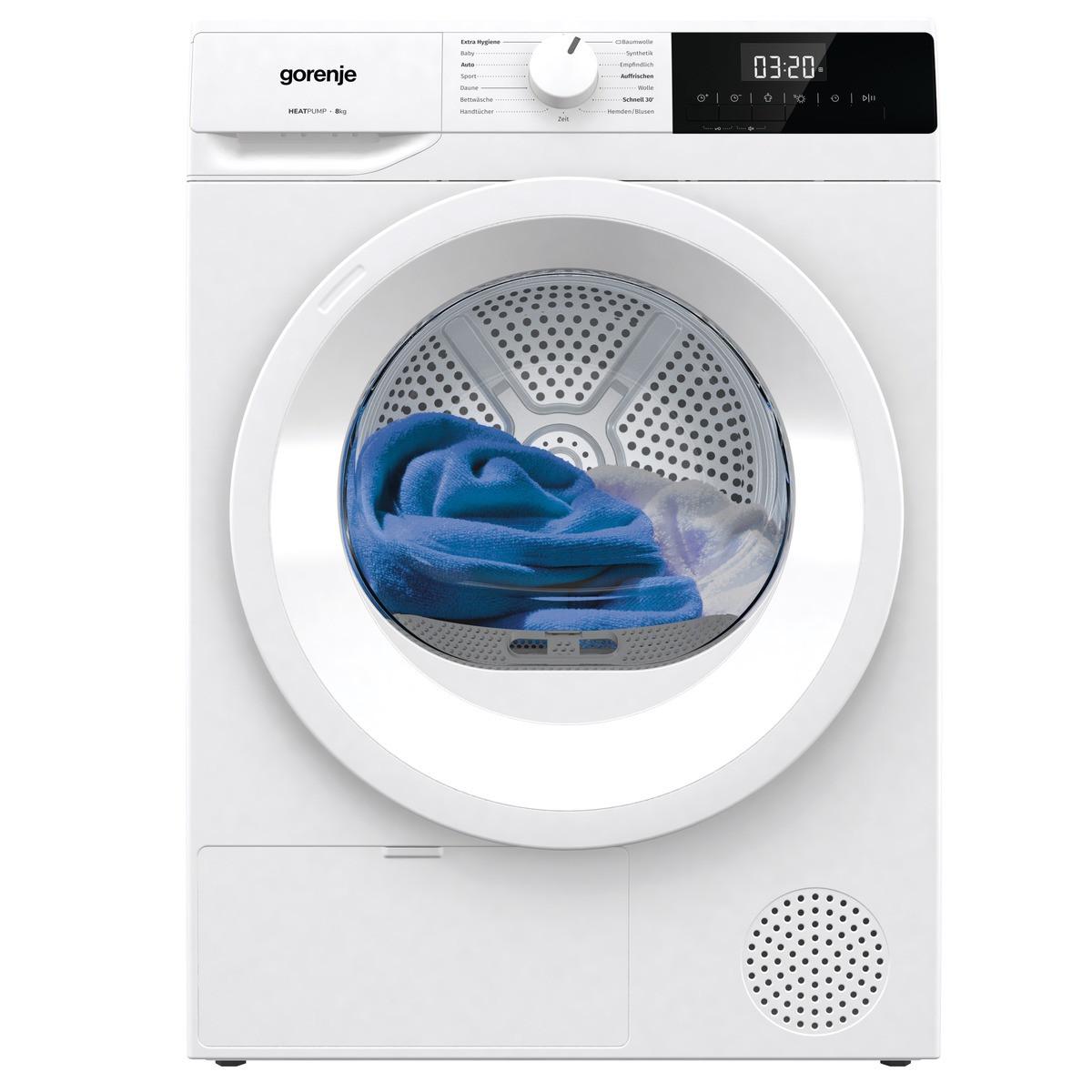 Wärmepumpentrockner D3hne82/At - Weiß, Basics (59,5/84,5/55cm) - Gorenje