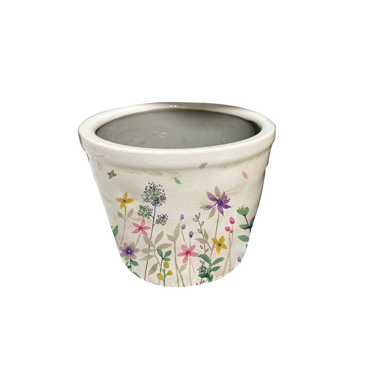 Kaspó Viola - színes, Konventionell, kerámia (12,5/11cm) - Luca Bessoni