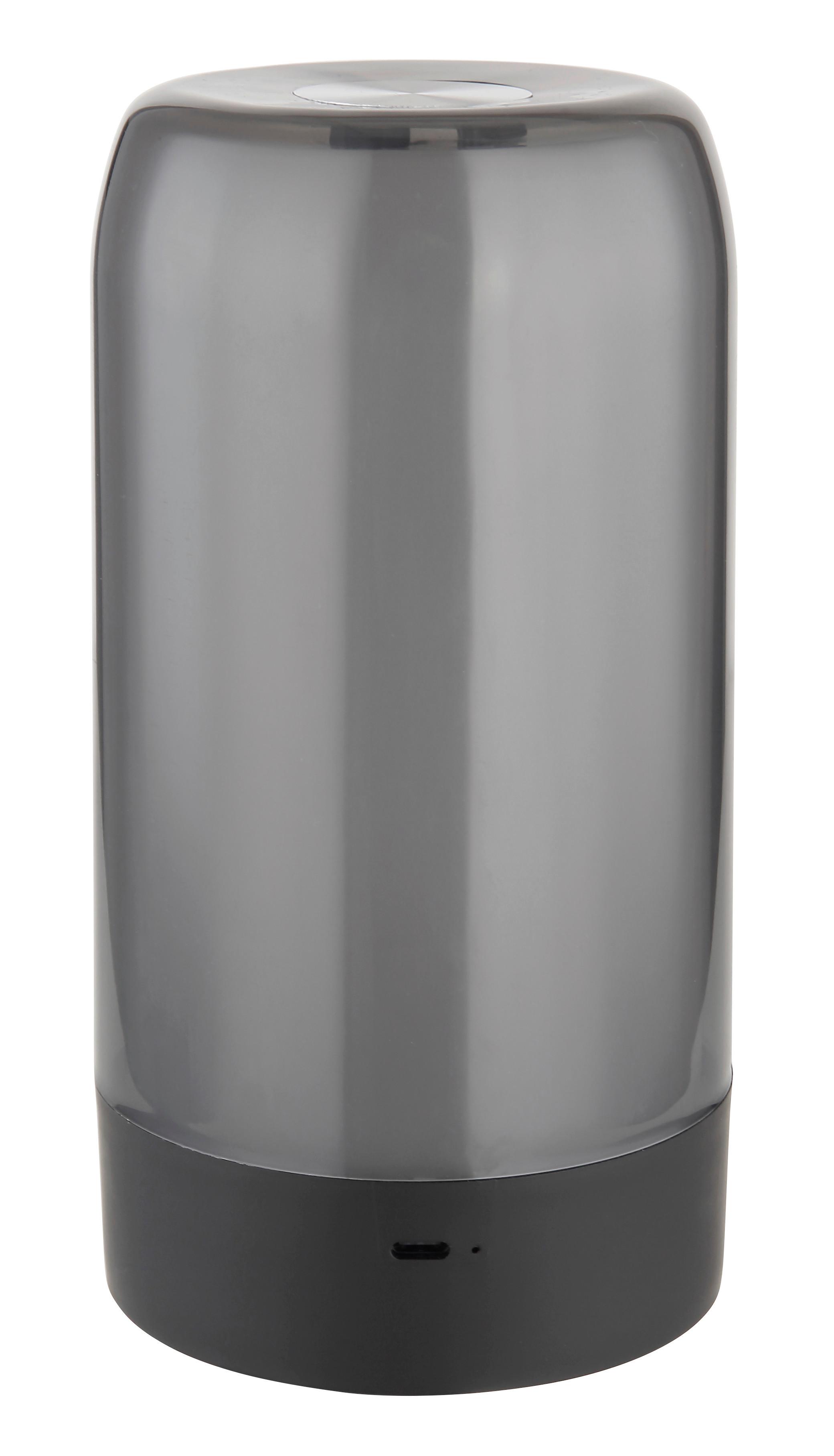 Akku-Tischleuchte 28069 - Silberfarben/Schwarz, Design, Kunststoff/Metall (10/18,8cm) - Globo