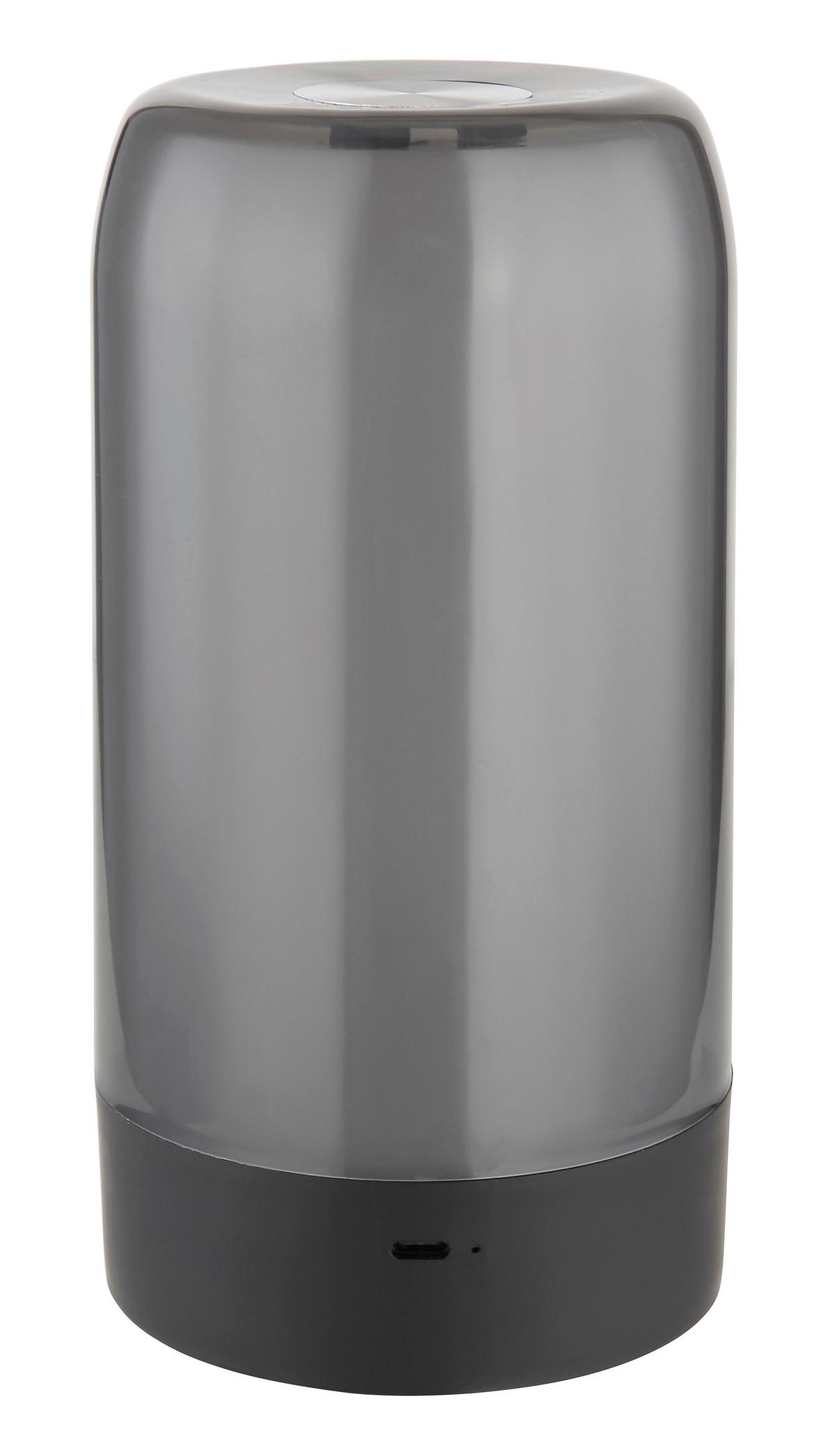 Akku-tischleuchte 28069 - Silberfarben/Schwarz, Design, Kunststoff/Metall (10/18,8cm) - Globo