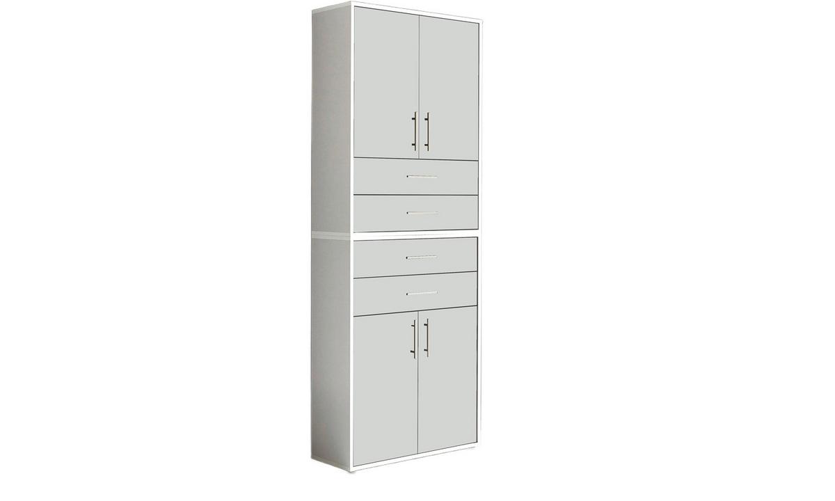 Aktenschrank Office Edition Weiß B: 84,4cm - Weiß, MODERN, Holzwerkstoff (84,4/227,2/33cm) - MID.YOU