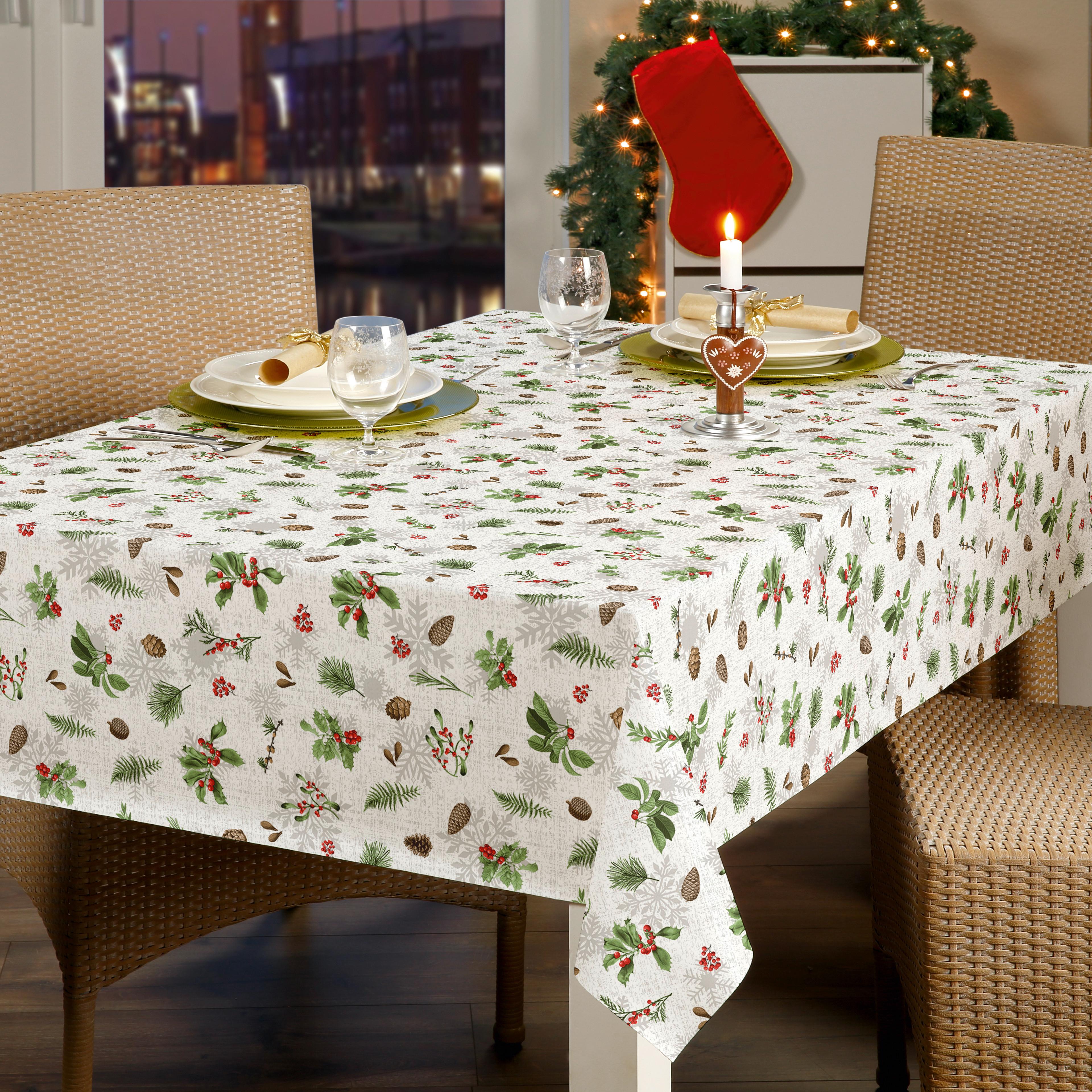 Tischdecke Gloria - KONVENTIONELL, Kunststoff (140/200cm) - Ondega