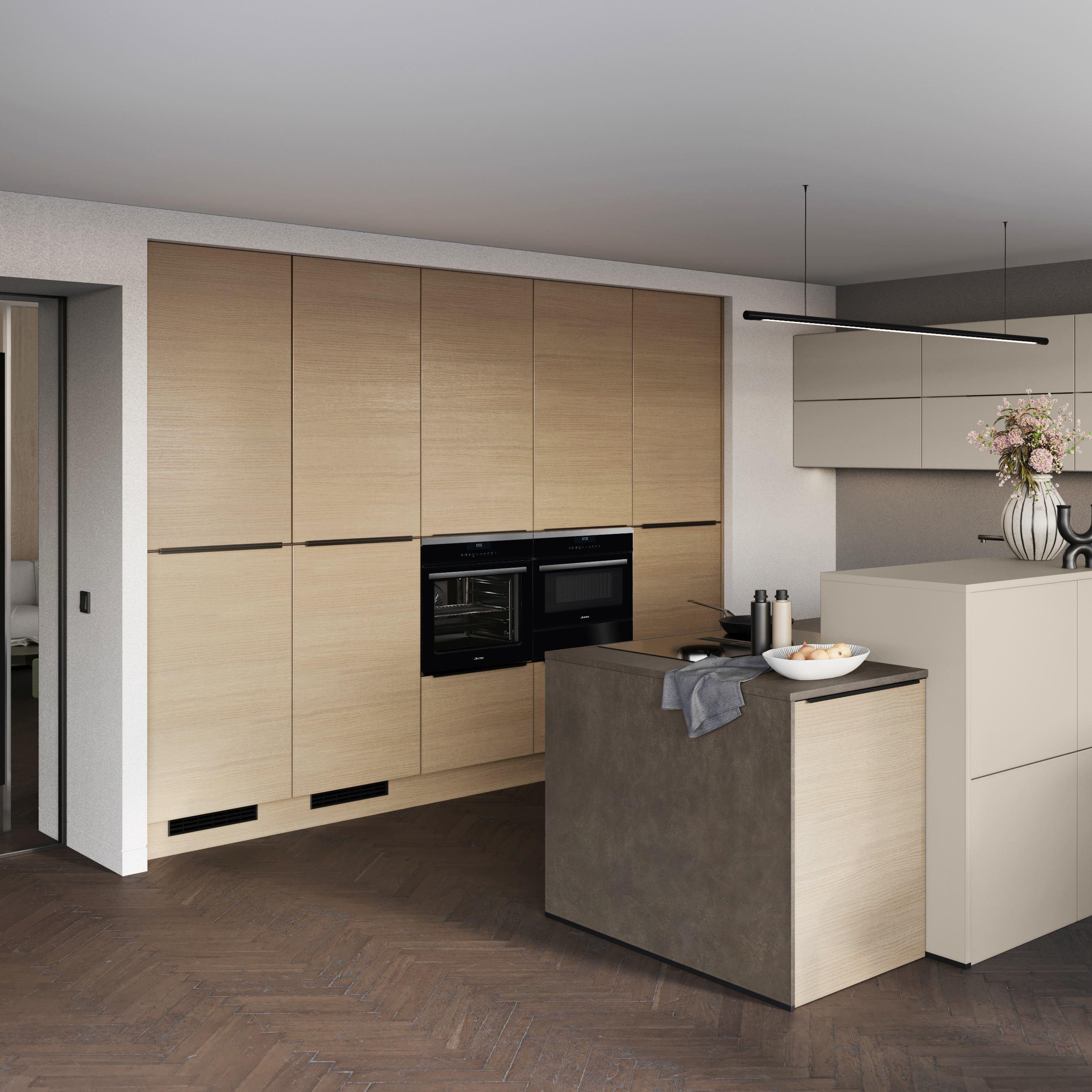 Frontfarbe Ip2200 Eiche-Nb. Summerfield - Eichefarben, MODERN, Holzwerkstoff - Impuls
