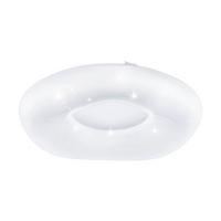 Deckenleuchte 99341* Zamudilo - Silberfarben/Weiß, Basics, Kunststoff/Metall (40/9cm) - Eglo