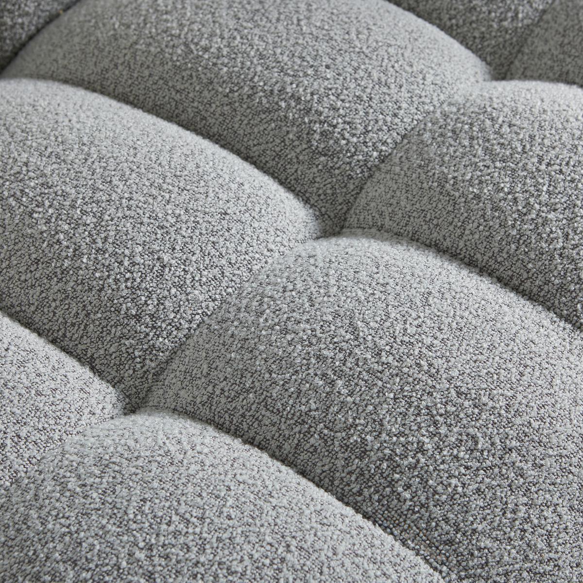 Trojmiestna pohovka ENA, béžová farba - čierna/sivá, Modern, drevo/textil (210/75/96cm) - Bessagi Home