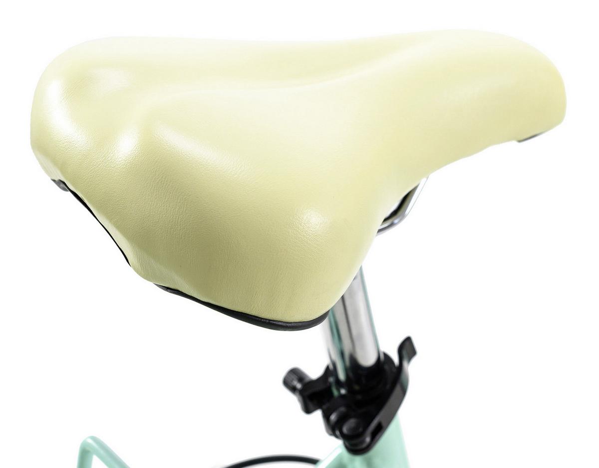 Citybike Damen 26 Zoll Cantaloupe mit Korb 6 Gänge - Gelb/Mintgrün, Basics, Metall (180/70cm) - Da Capo