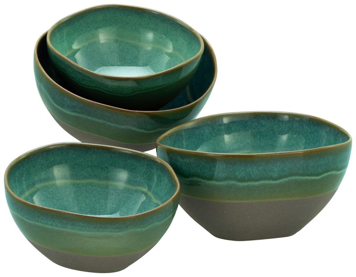 Schale 19679 Bas. Bio Oliv, Bowl - Olivgrün, Trend, Keramik - Creatable