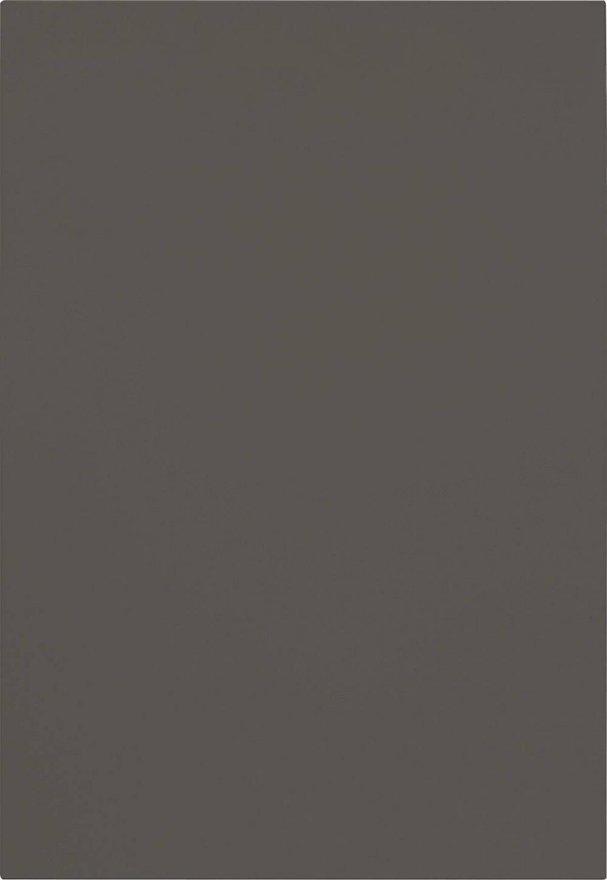 Front: Vulkangrau Front Las Vegas - Dunkelgrau, MODERN, Holzwerkstoff - Vertico