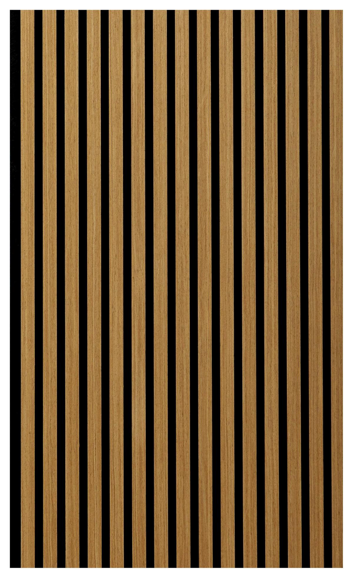 Akustikpaneel Elements Eiche Geölt - Eichefarben, Basics, Holz/Holzwerkstoff (56/120/1.8cm) - Novel