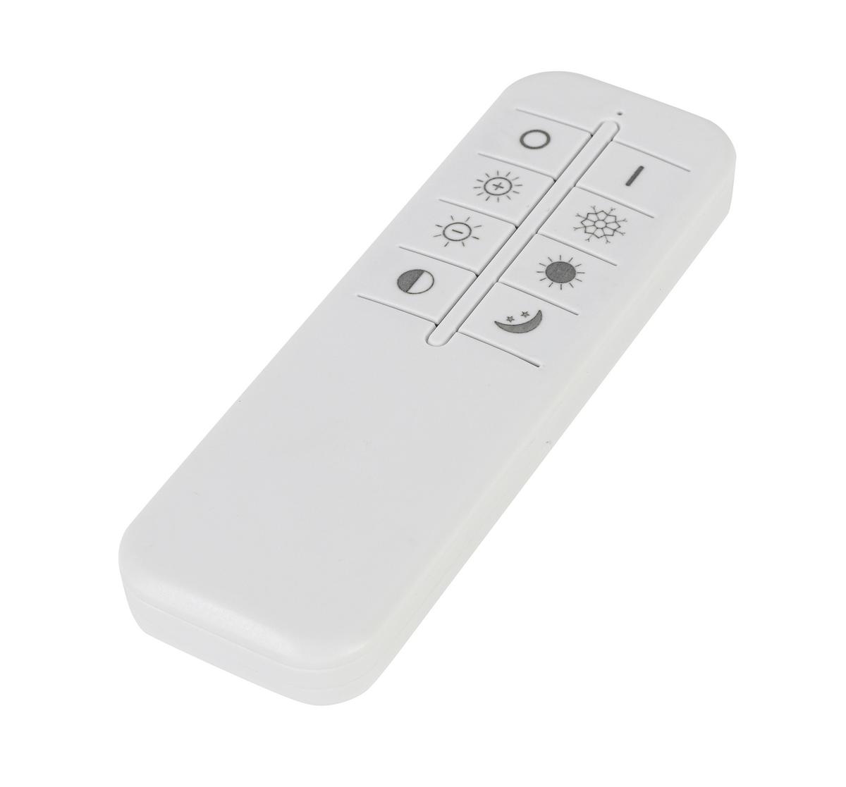 LED-Deckenleuchte Christina - Alufarben/Weiß, Basics, Kunststoff/Metall (45,8/100/6,4cm) - Luca Bessoni