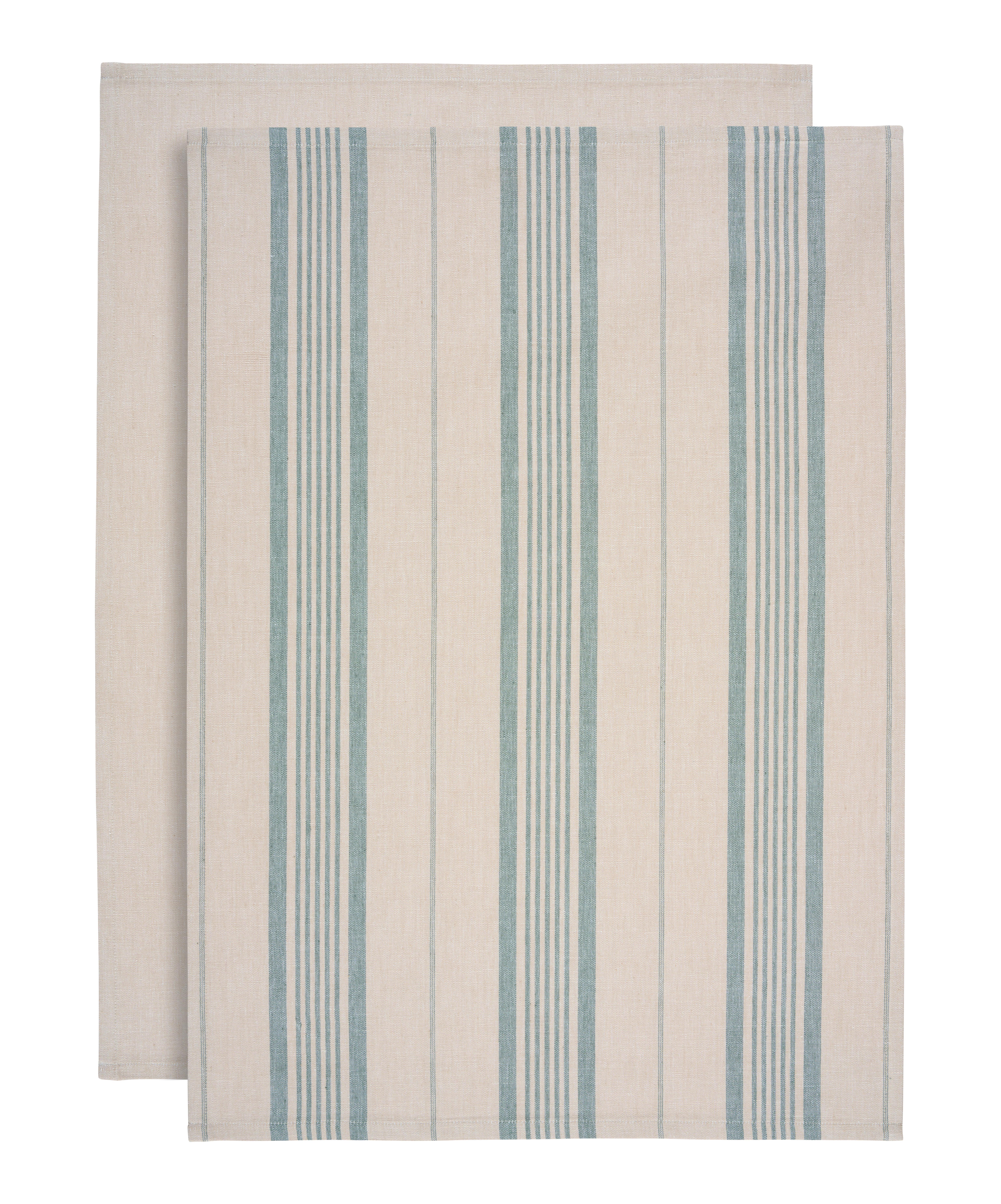 Sada utěrek Henry, 50/70cm - šalvějově zelená/béžová, Moderní, textil (50/70cm) - Modern Living
