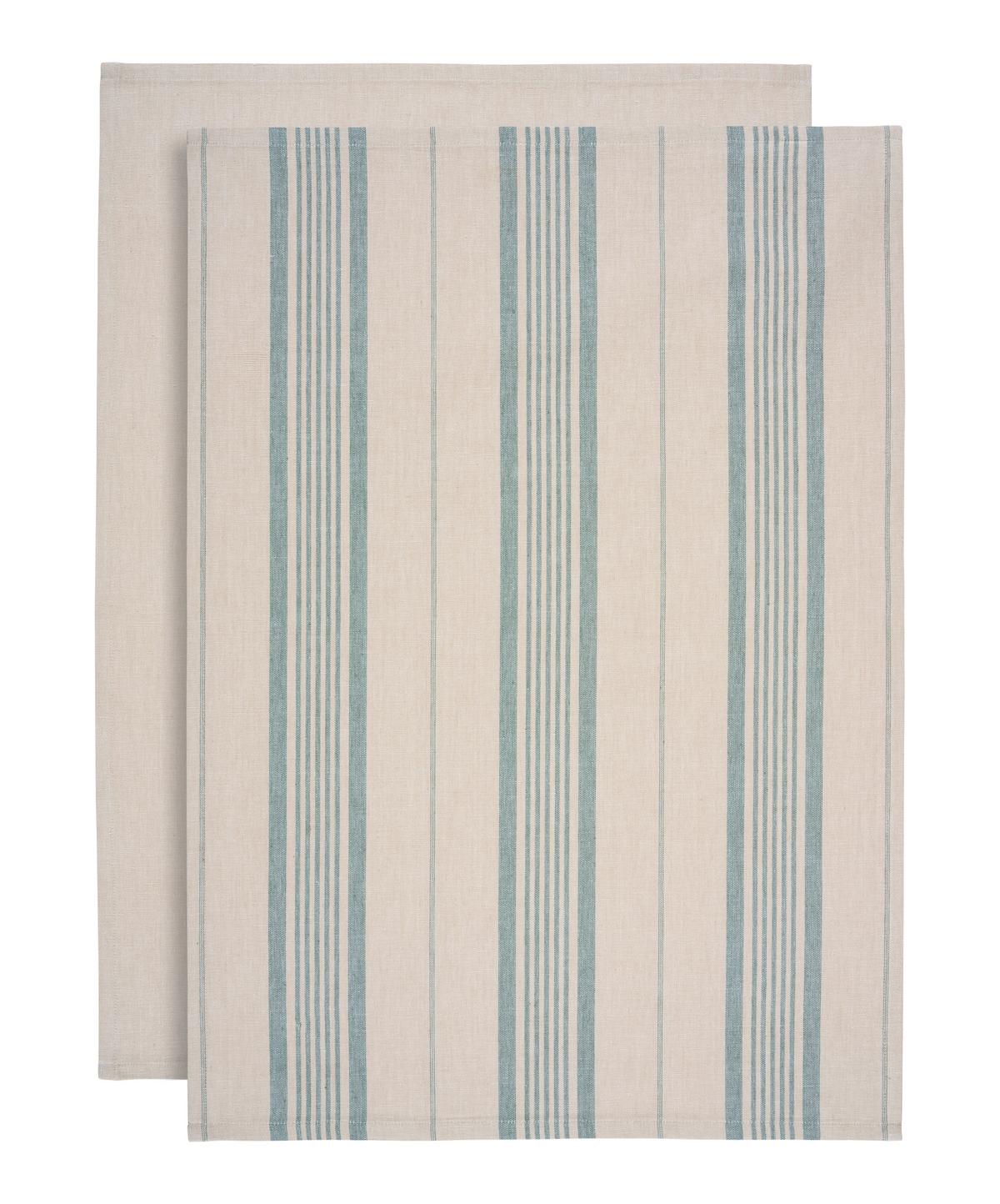 Sada utěrek Henry, 50/70cm - šalvějově zelená/béžová, Moderní, textil (50/70cm) - Modern Living