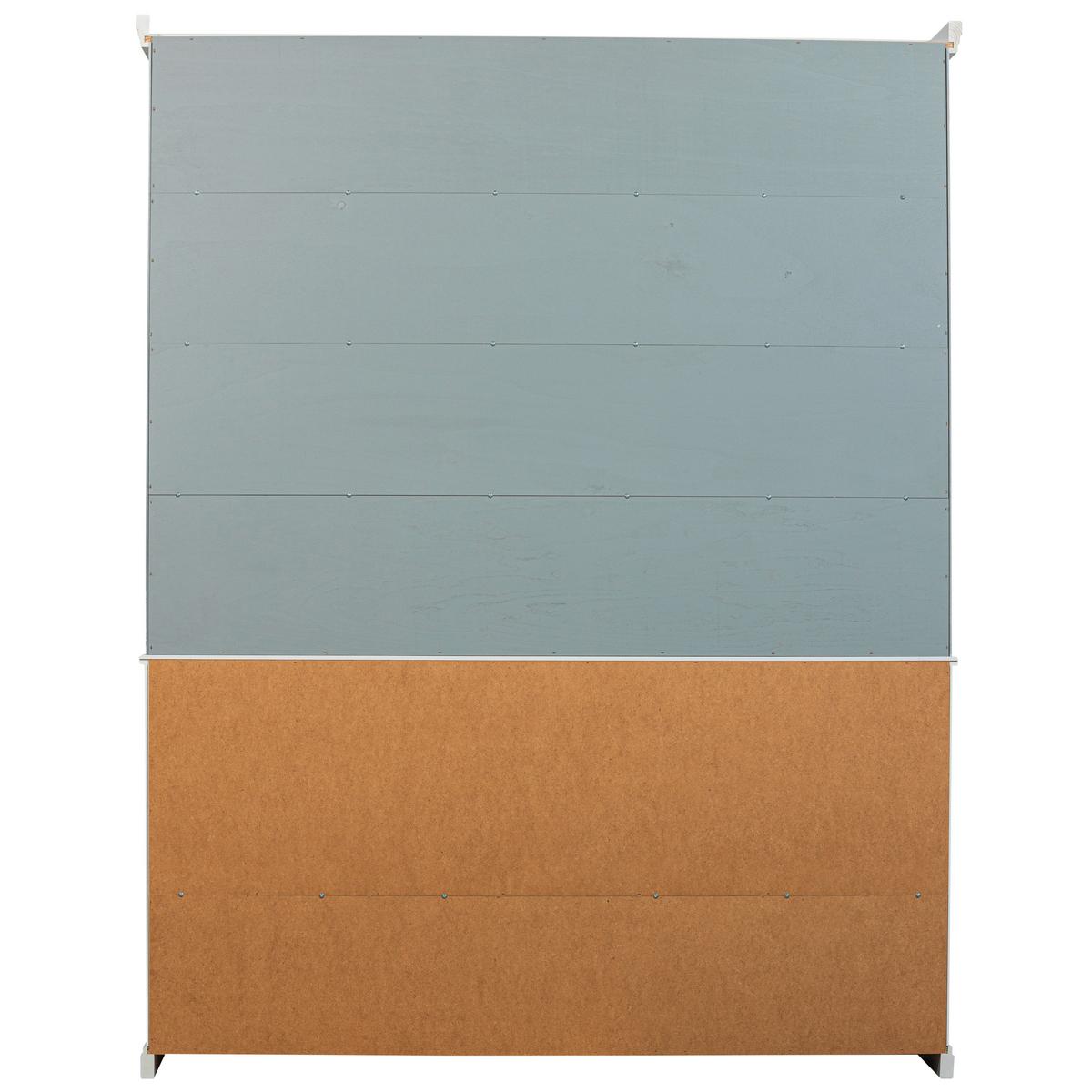 Vitrine Lagos Weiß B: 166 Cm - Weiß, Design, Glas/Holz (166/214/48cm) - Livetastic