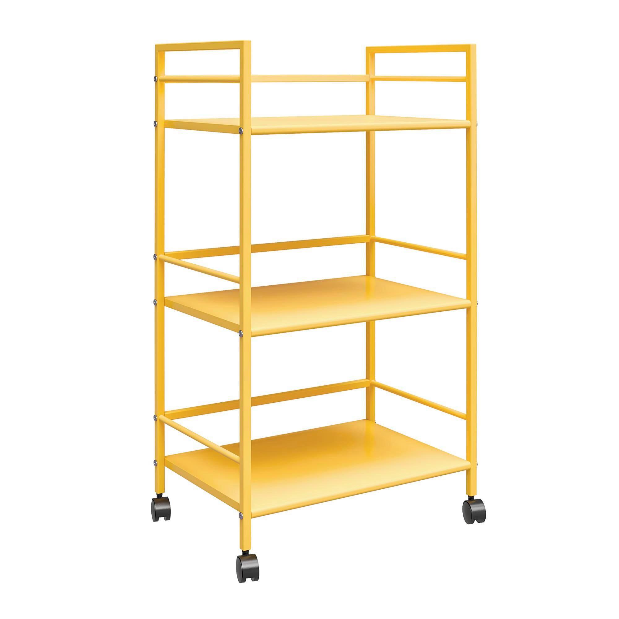SERVIERWAGEN Cache Gelb B: 43 cm - Gelb, Design, Kunststoff/Metall (43/77/29cm) - MID.YOU