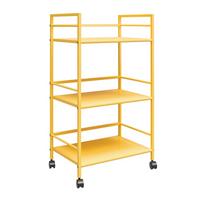 SERVIERWAGEN Cache Gelb B: 43 cm - Gelb, Design, Kunststoff/Metall (43/77/29cm) - MID.YOU
