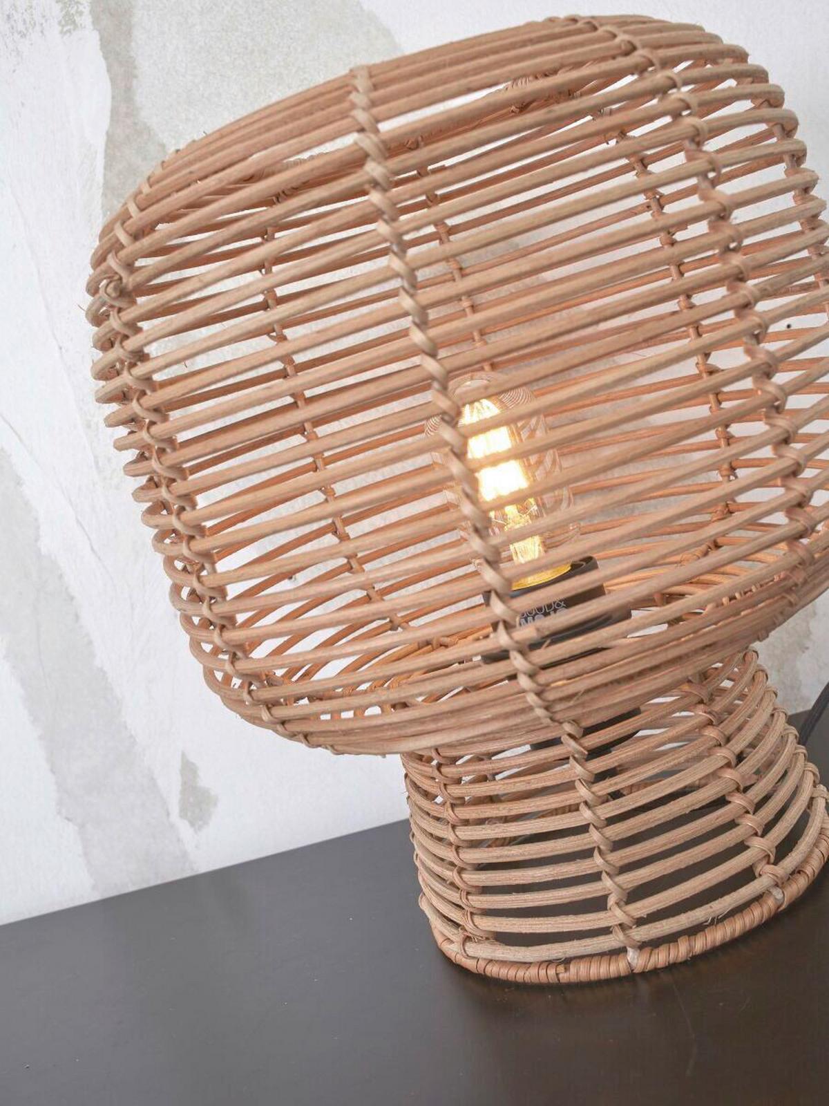 TISCHLEUCHTE TANAMI/T30/N - Naturfarben, Trend (27/27/30cm) - Good & Mojo