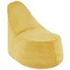 Sitzsack Golden Dream Mini, Blau, Indoor, Ovale Form - Gelb, MODERN, Textil (45/105/70cm)