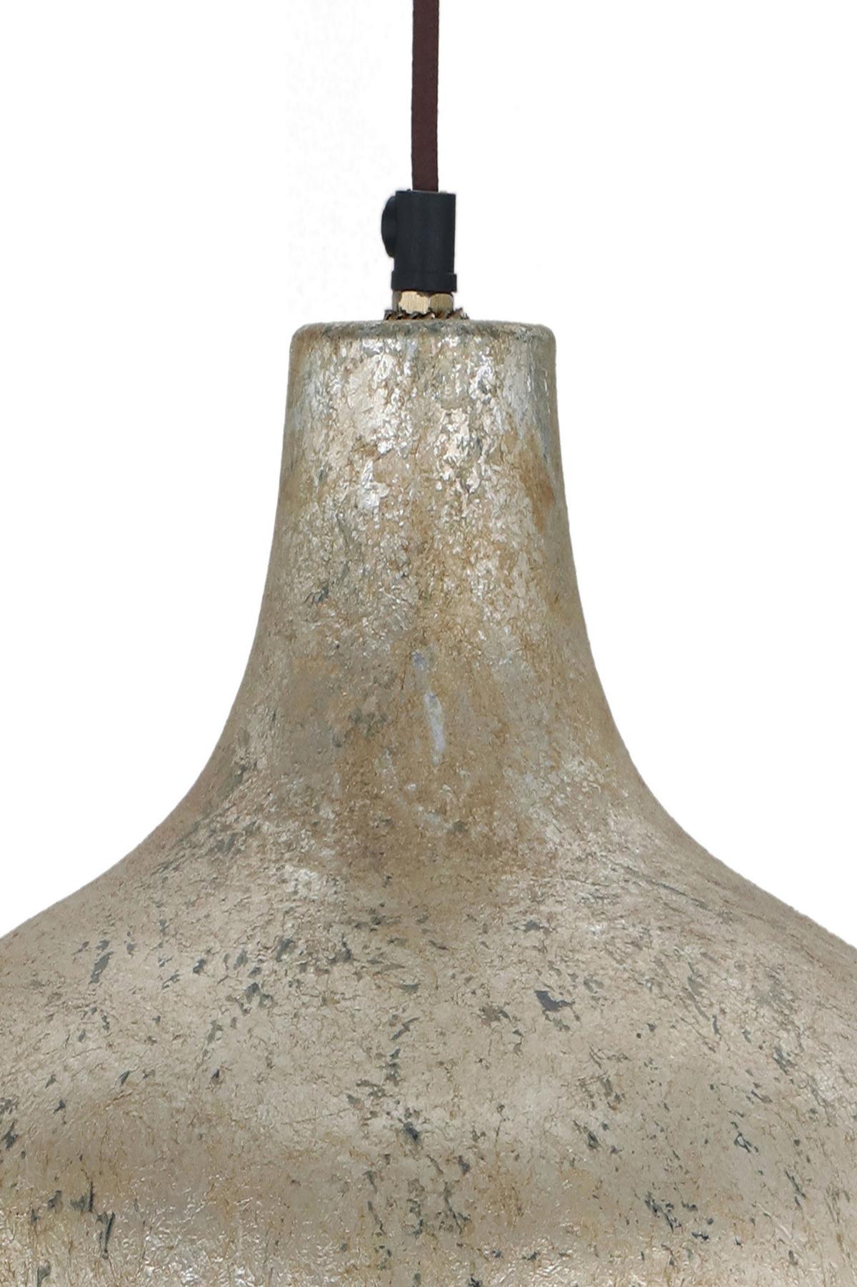 Hängeleuchte Mican 125 Bronzefarben B: 34 Cm - Bronzefarben, Basics, Metall (34/34/38cm) - Kayoom