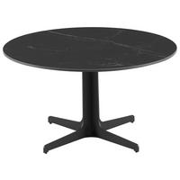 Couchtisch Black Pearl 3 - Schwarz, MODERN, Keramik/Metall (80/45/80cm)