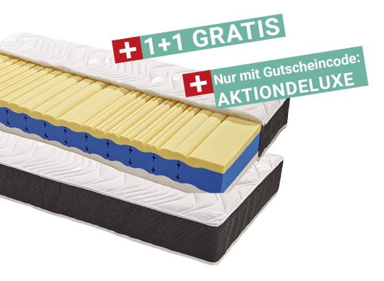 Viscomatratze Visco Deluxe H2 90x200 - Weiß, KONVENTIONELL, Textil (200/90/22cm) - Primatex Deluxe Viscomatratze Visco Deluxe H2 90x200 - Weiß, KONVENTIONELL, Textil (200/90/22cm) - Primatex Deluxe