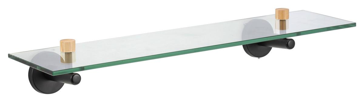 Regal Iana - Schwarz, KONVENTIONELL, Metall (50/7,2/12,4cm) - Spirella