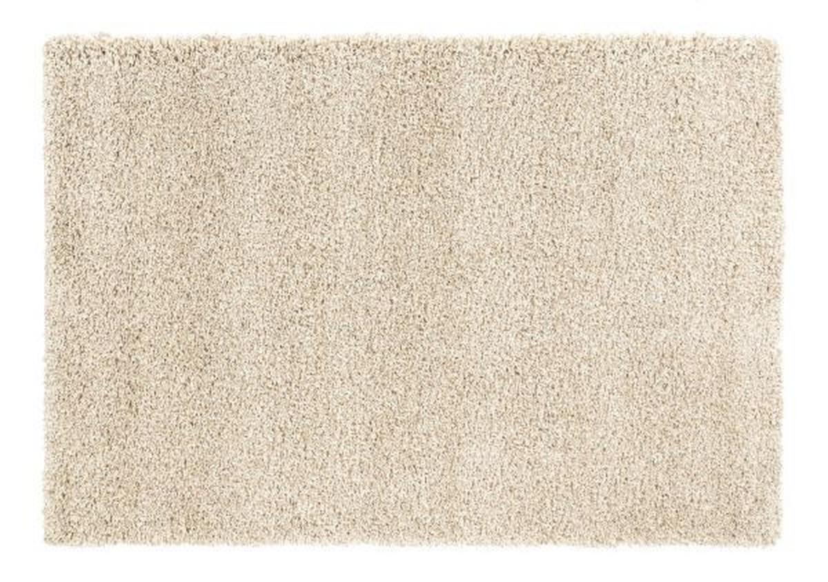 Hochflorteppich Fashion Shaggy Beige 65x130 cm - Beige, Basics, Textil (65/130cm) - Novel