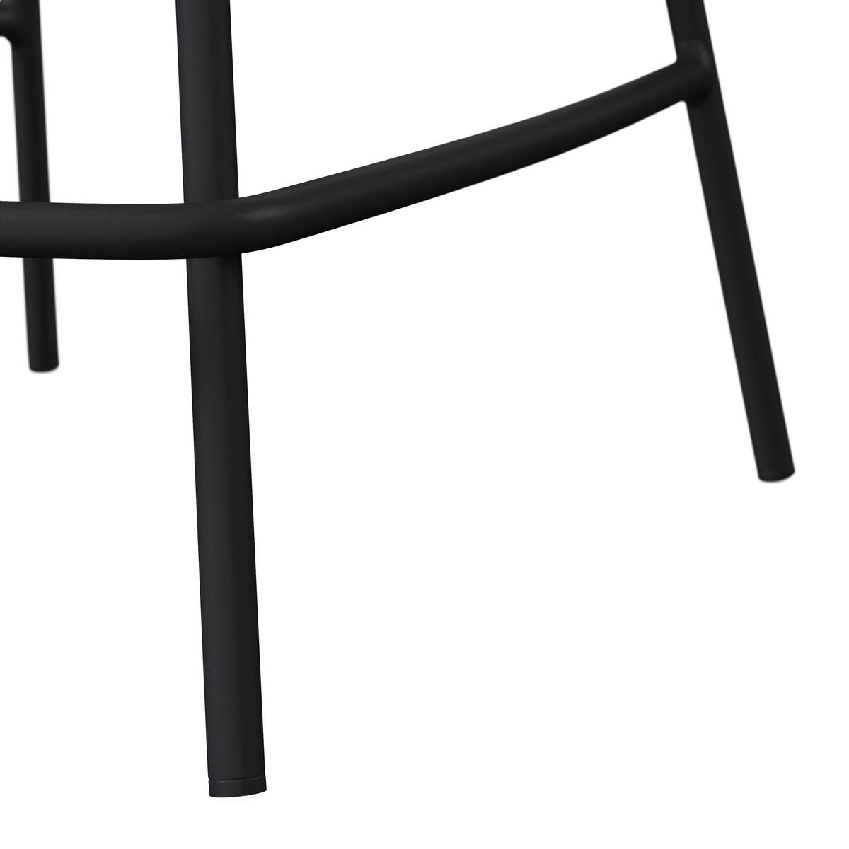 BAROVÁ ŽIDLE ZOA - černá/krémová, Moderní, kov/dřevo (50/110/58cm) - Bessagi Home