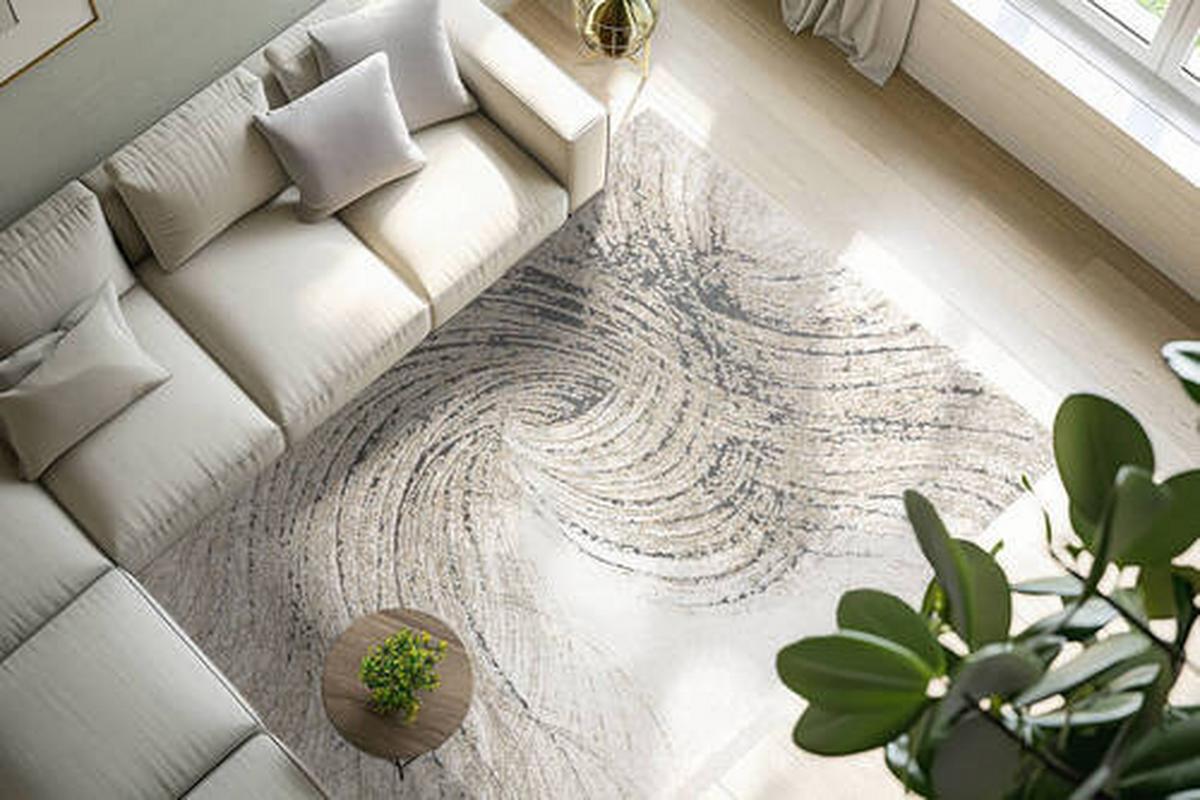 Läufer My Bologna 462 Green 80 X 300 - Grau/Grün, Design, Kunststoff/Textil (80/300cm) - Obsession