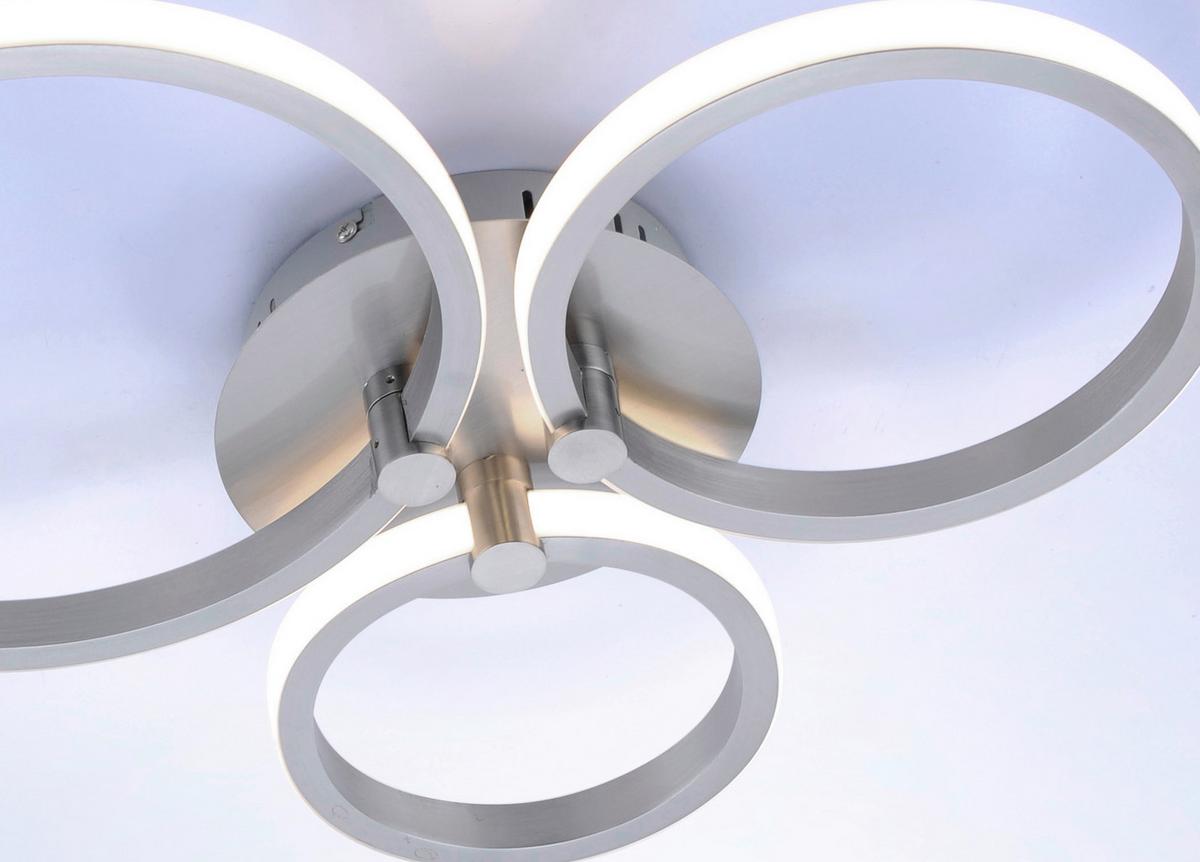 LED-Deckenleuchte 12110-55 Johanna *mb* - Silberfarben, Design, Metall (49/40/8,5cm)