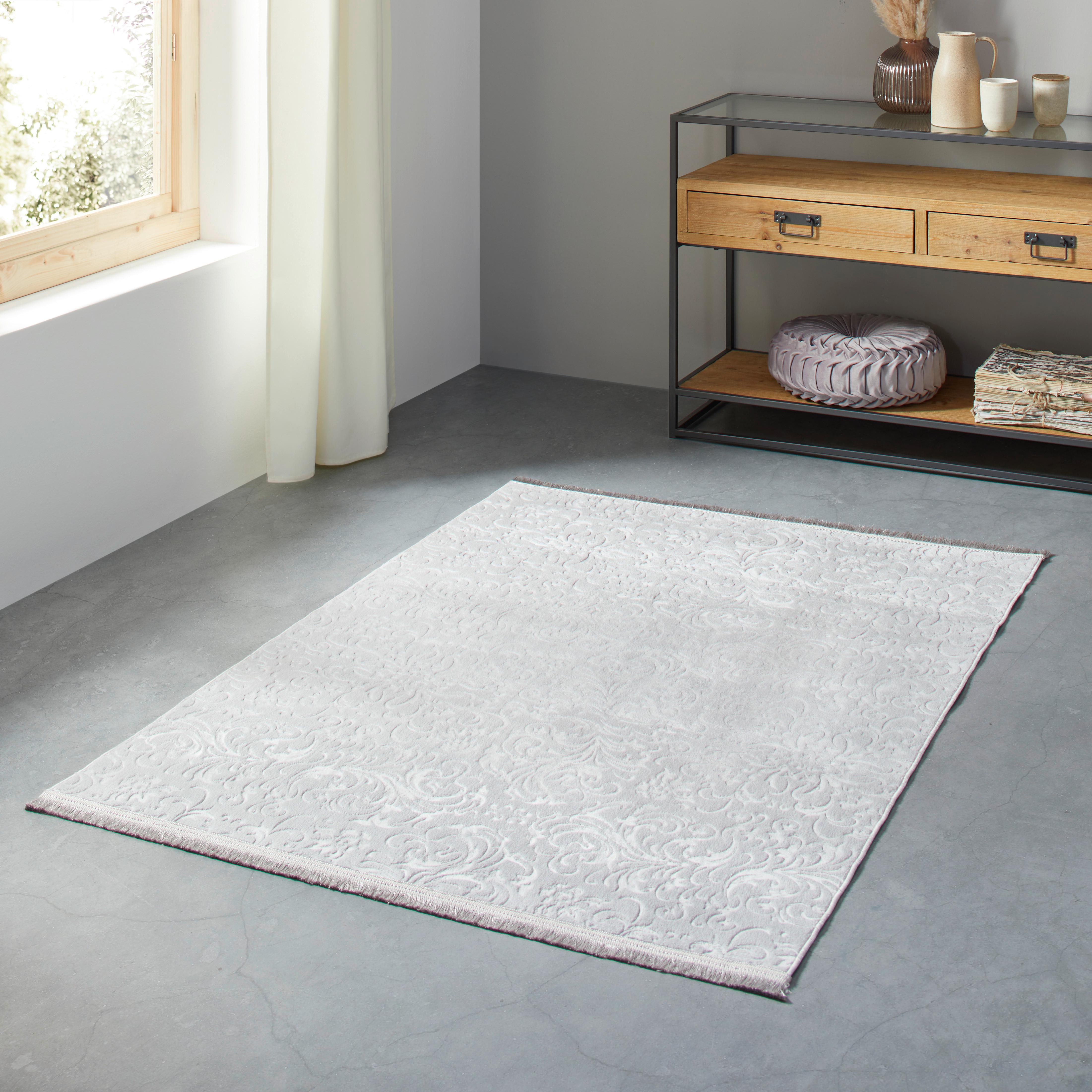 TKANÝ KOBEREC Daphne 2, 120/160cm, sivá - sivá, Modern, textil (120/160cm) - Modern Living