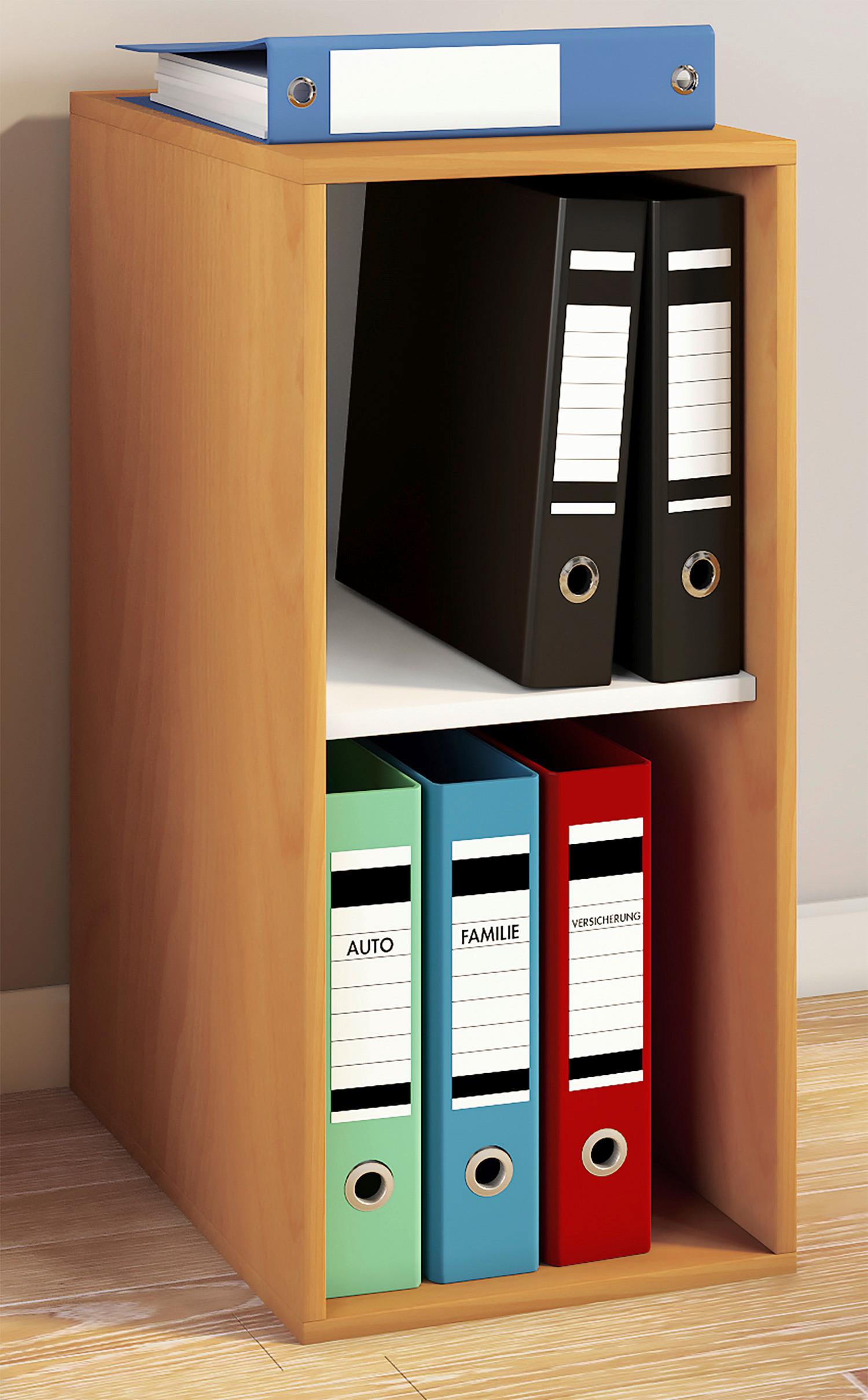 Aktenregal Lona Buchefarben B: 35 Cm - Buchefarben, MODERN, Holzwerkstoff (35/74/37cm) - MID.YOU