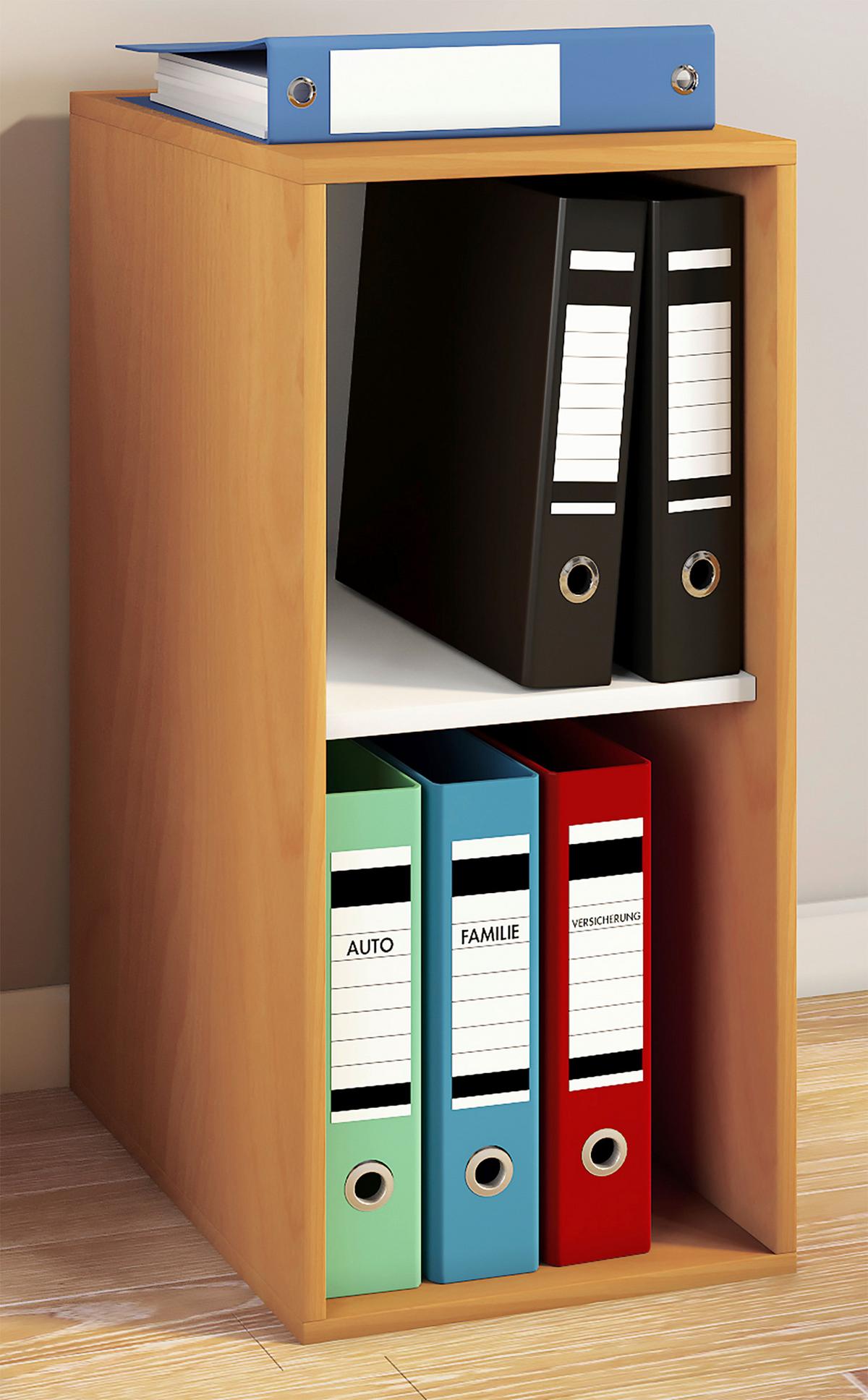 Aktenregal Lona Buchefarben B: 35 Cm - Buchefarben, MODERN, Holzwerkstoff (35/74/37cm) - MID.YOU
