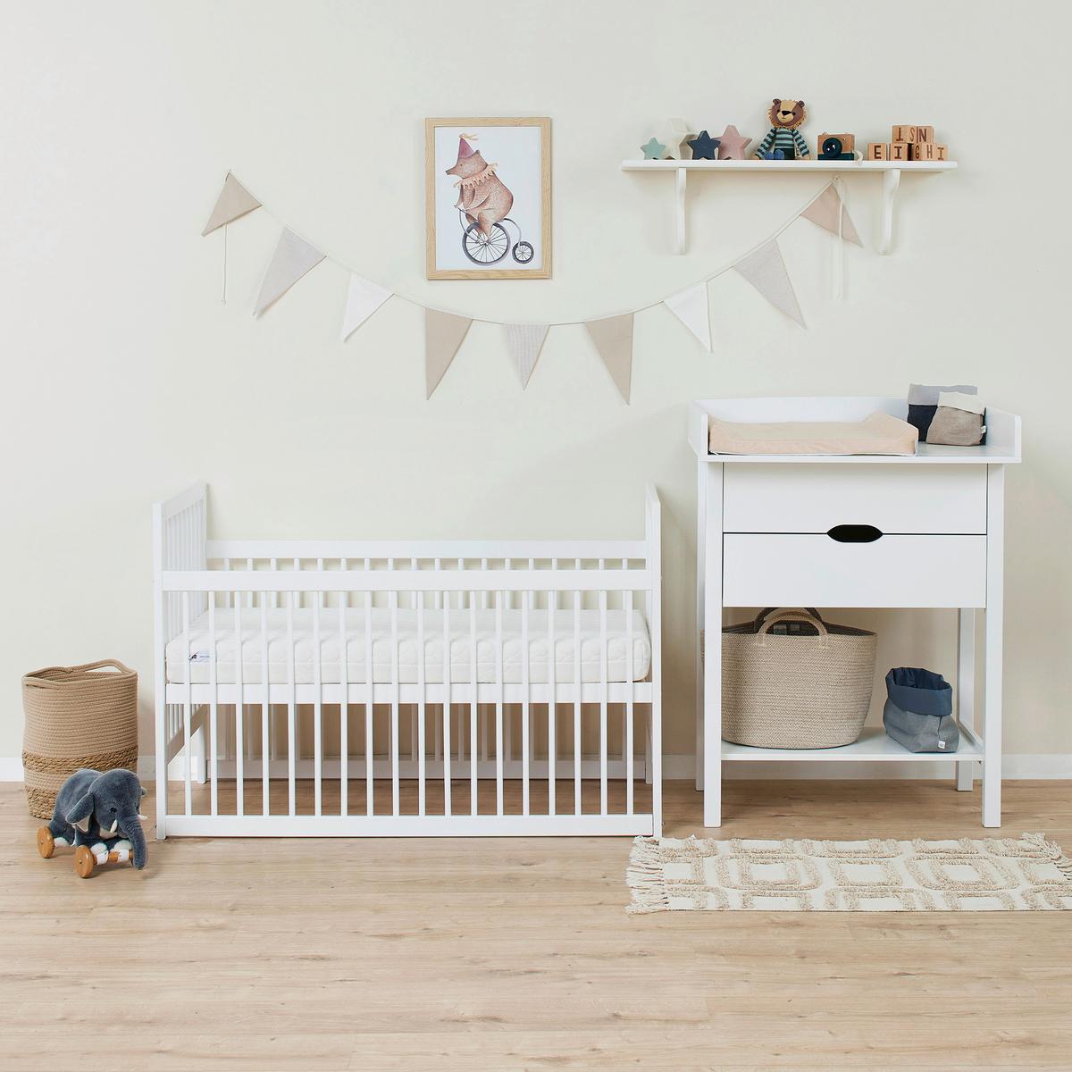 Wickelkommode Isabella Weiß, B: 79 Cm - Weiß, MODERN, Holz/Holzwerkstoff (79/103,5/68cm) - MID.YOU