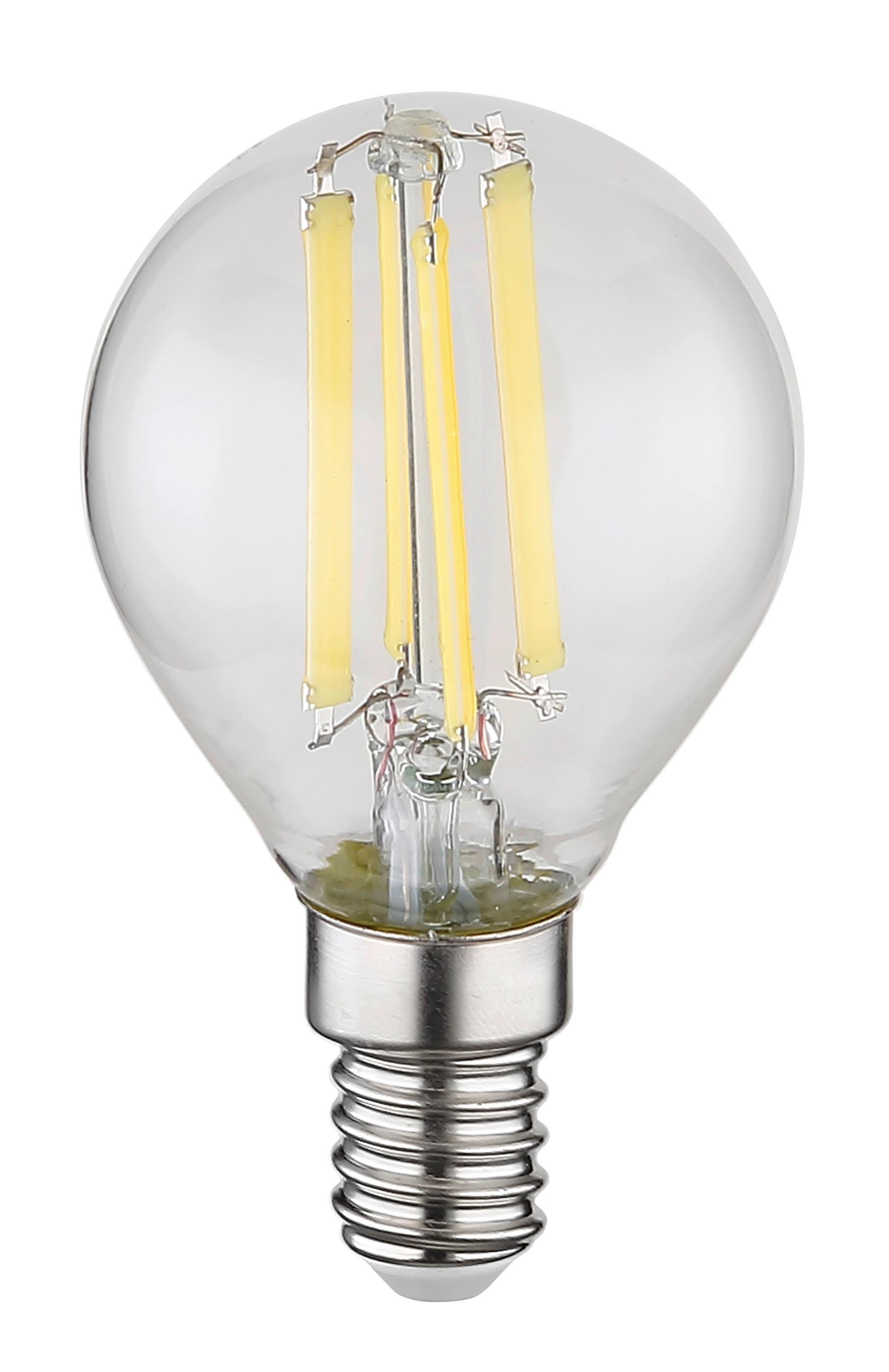 LED ŽÁROVKA 10578CK - čiré, kov/sklo (4,5/7,8cm) - Globo