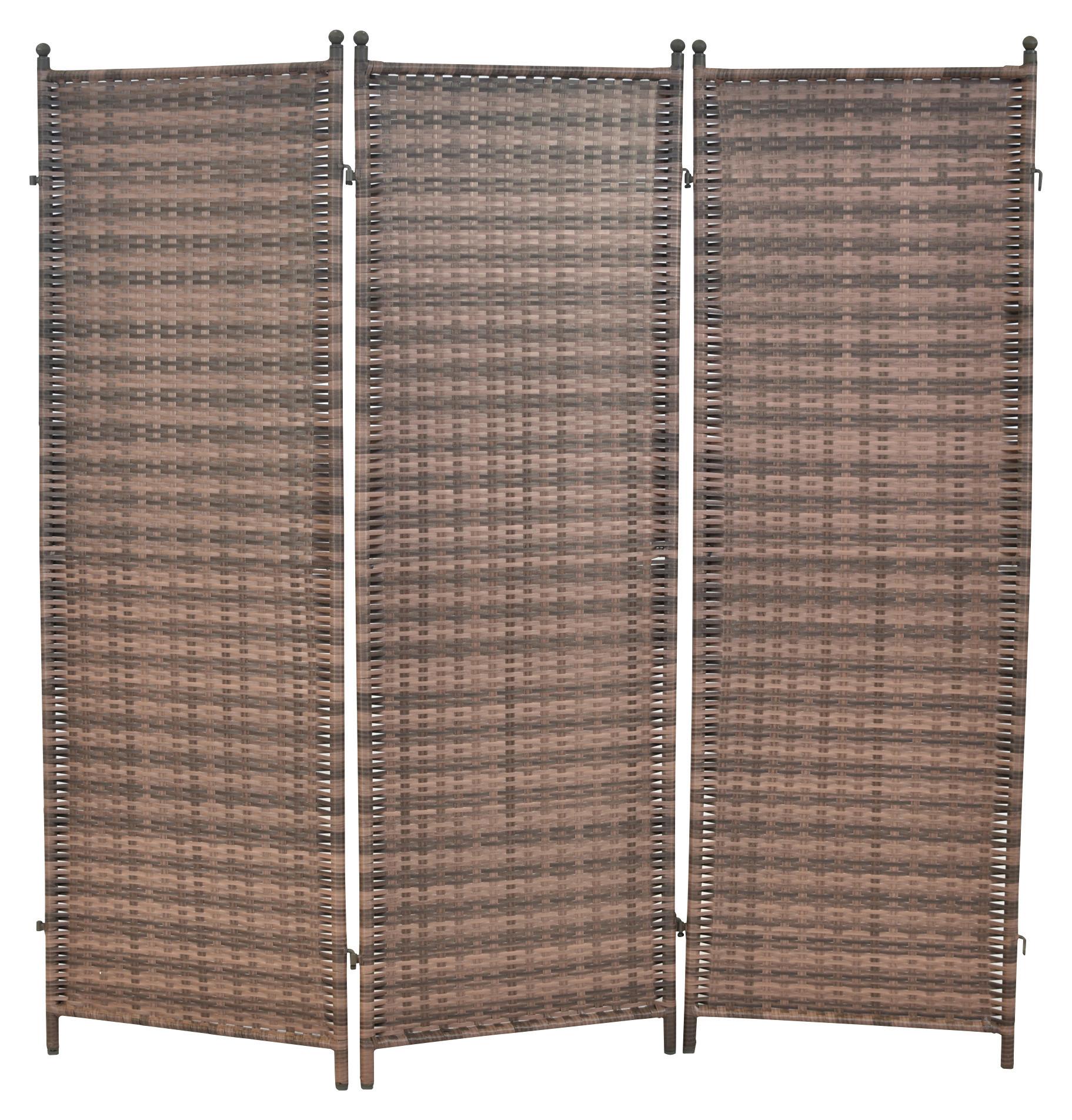 PARAVENT PARAVENT - Cognac, MODERN, Metall (183/183cm) - Gardenson