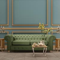 Schlafsofa Laura Dunkelgrün, B: 218cm - Dunkelgrün/Braun, Design, Textil (218/74/91cm) - P & B