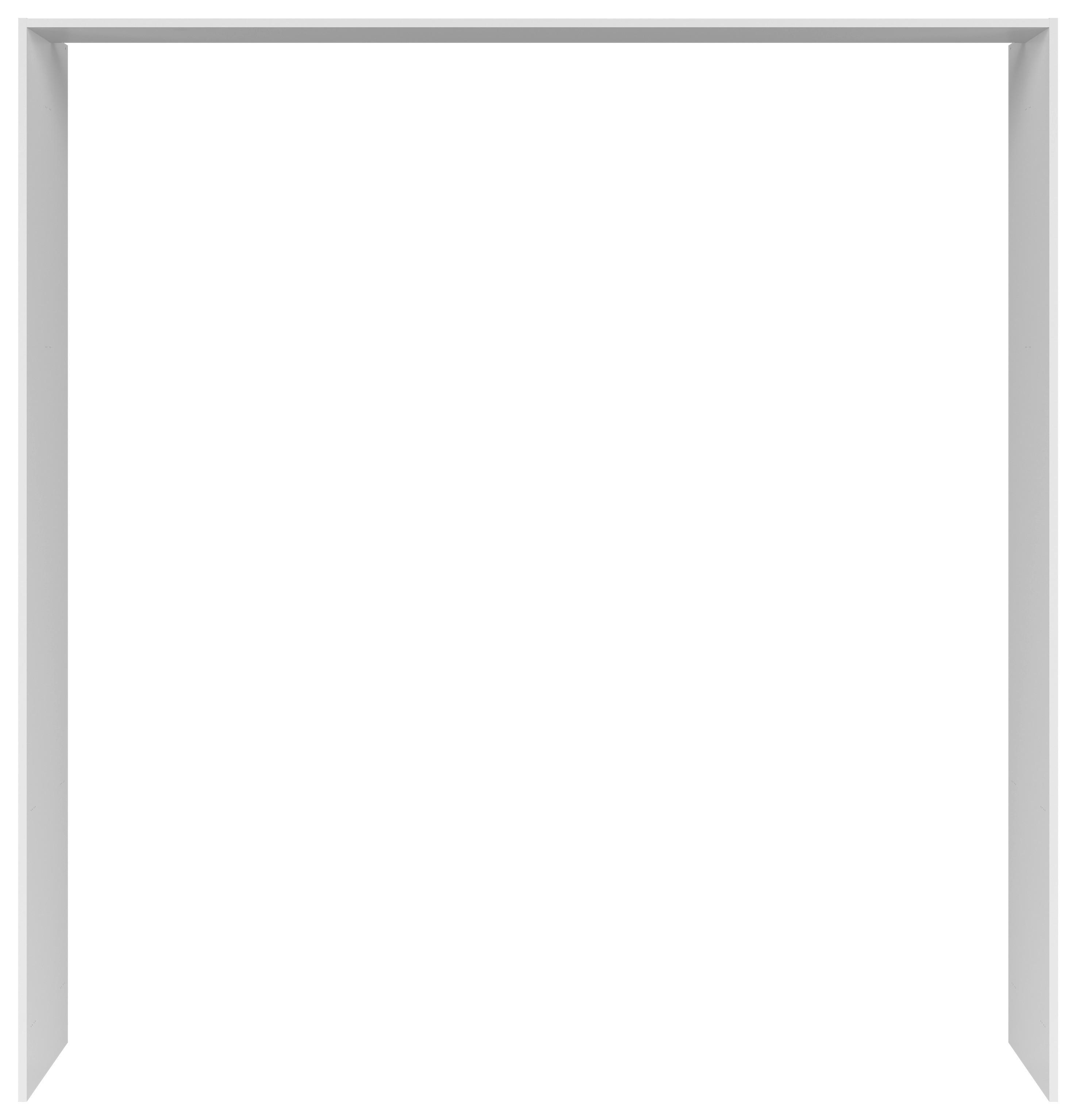 Papartový rám, š.214 cm alpská bílá - biela, Basics, kompozitné drevo (213,7/222,7/58,5cm) - Visiona
