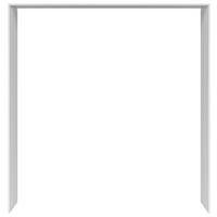 Papartový rám, š.214 cm alpská bílá - biela, Basics, kompozitné drevo (213,7/222,7/58,5cm) - Visiona