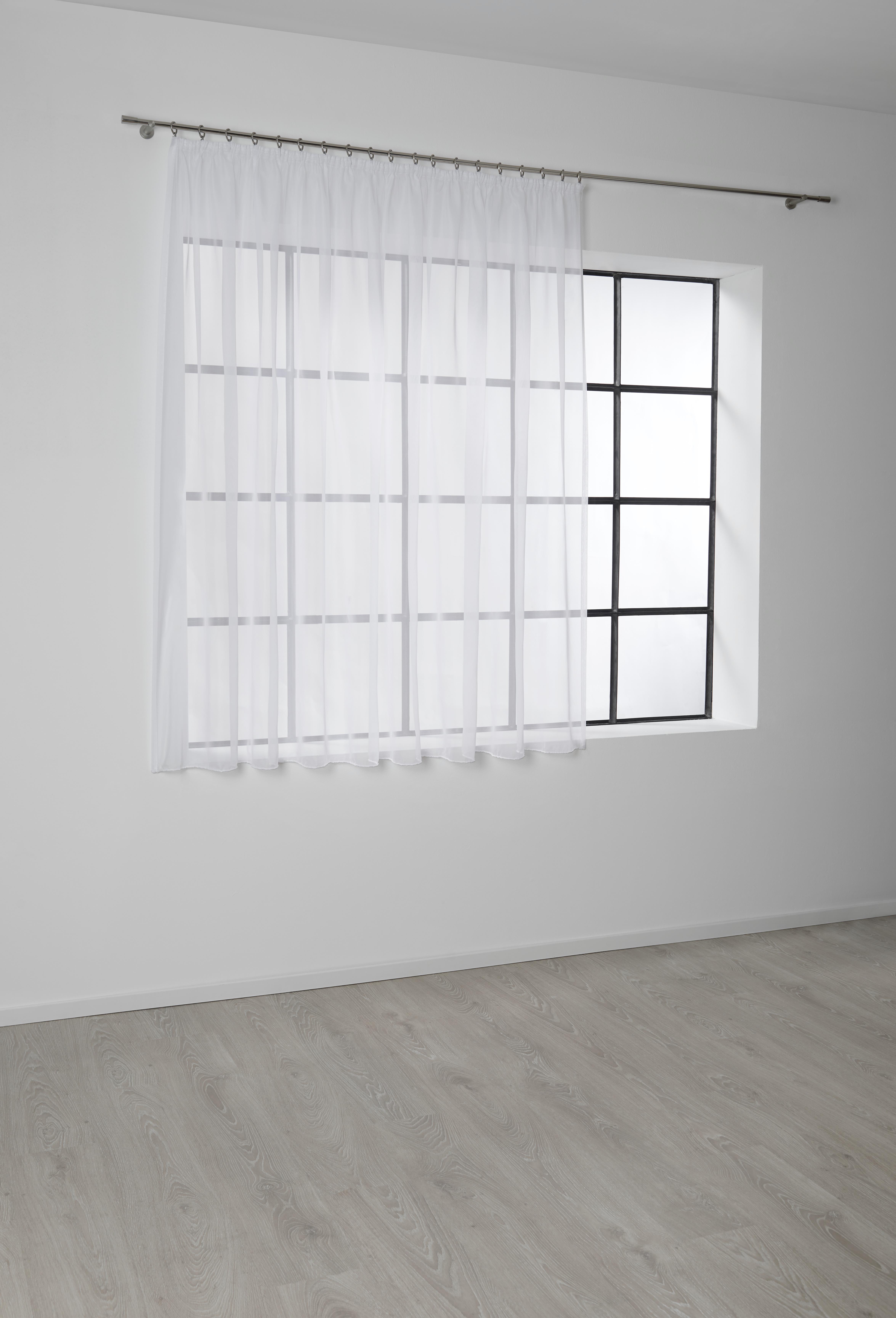 Kusová Záclona Anna Store 2, 300/175 Cm - bílá, Konvenční, textil (300/175cm) - Based