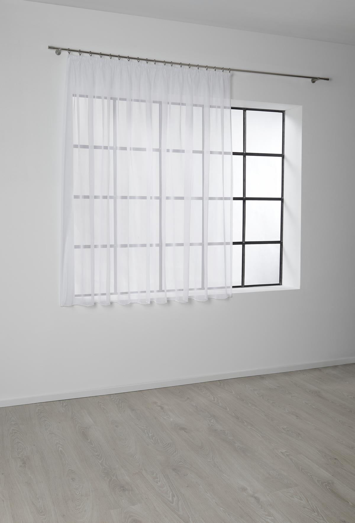 Kusová záclona Anna Store 2, 300/175 cm - biela, Konventionell, textil (300/175cm) - Based