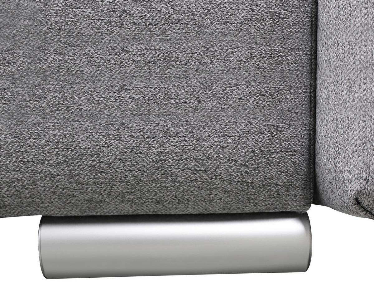 2-sitzer-sofa Mit Schlaffunkt. Modiund Bettkasten Grau - Silberfarben/Grau, Design, Textil (235/83/106cm) - MID.YOU