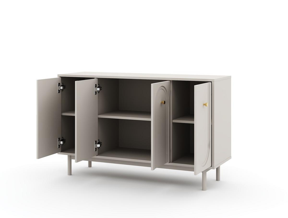Sideboard Mazoma Kaschmir B: 154cm - Kaschmir, LIFESTYLE, Holzwerkstoff (154/82/39cm) - MID.YOU