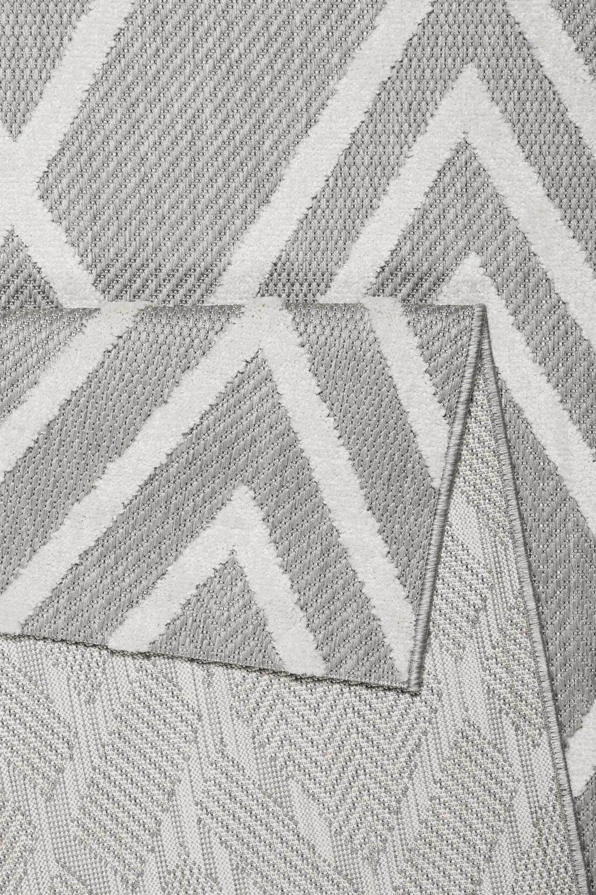 Outdoorteppich Creme/weiß, Bxl: Ca.133x200cm - Creme/Weiß, Design, Textil (133/200cm) - Esprit