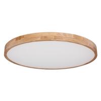 Led Mennyezeti Lámpa 41745-60 Rainer - natúr színű/fehér, Natur, műanyag/fém (80/10.5cm)