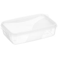 Frischhaltedose Dora ca. 750 ml mikrowellengeeignet - Blau/Rot, KONVENTIONELL, Kunststoff (18/12/5cm)