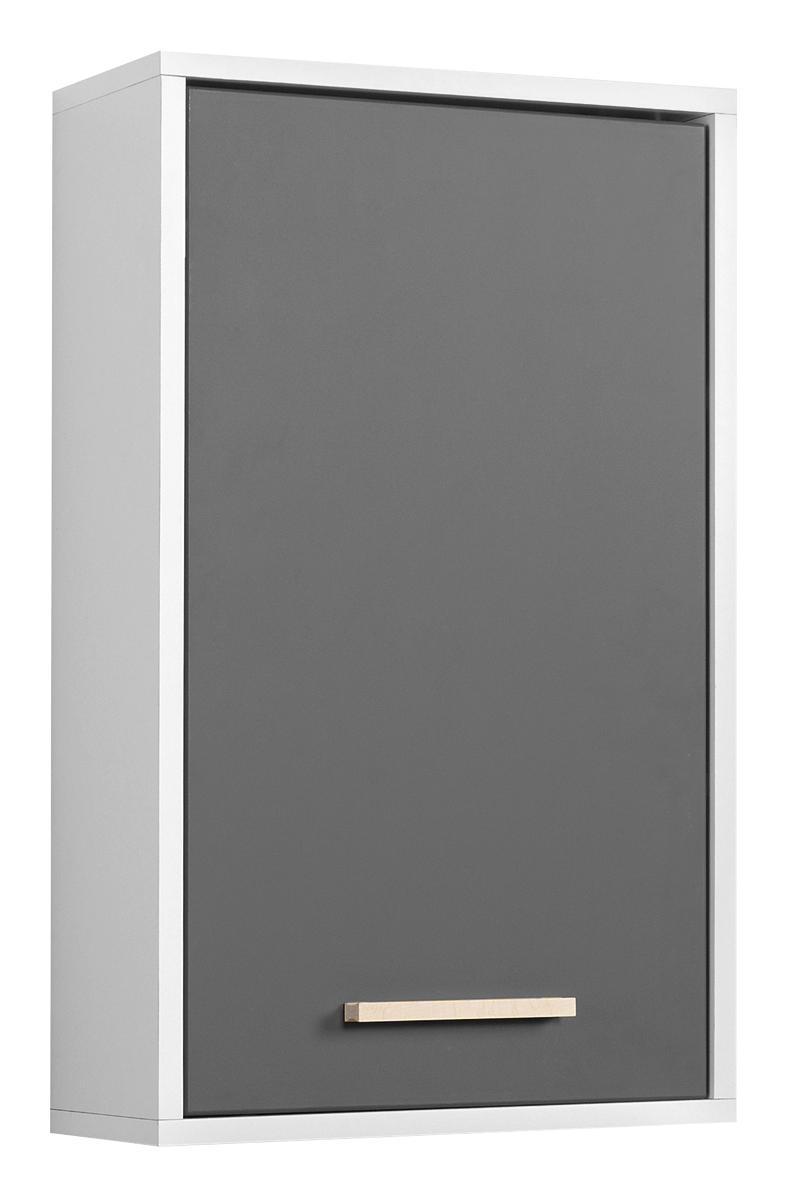Hängeschrank Oslo B:40cm Anthrazit - Anthrazit/Weiß, Basics, Holzwerkstoff (40/64/20cm)