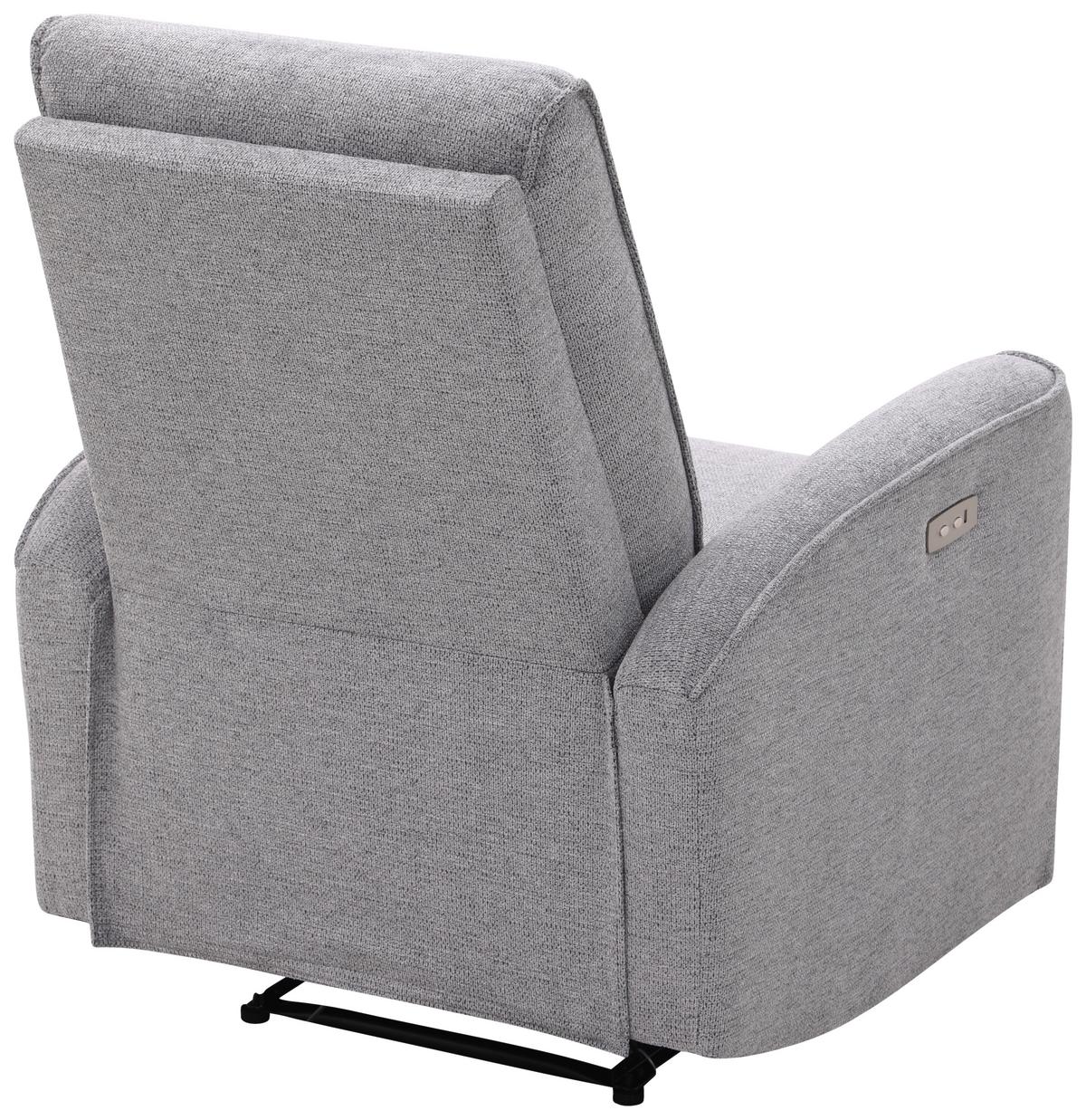 Fernsehsessel Leon Dunkelgrau mit Relaxfunktion - Dunkelgrau/Schwarz, Basics, Holz/Kunststoff (80/102/96cm) - Ondega