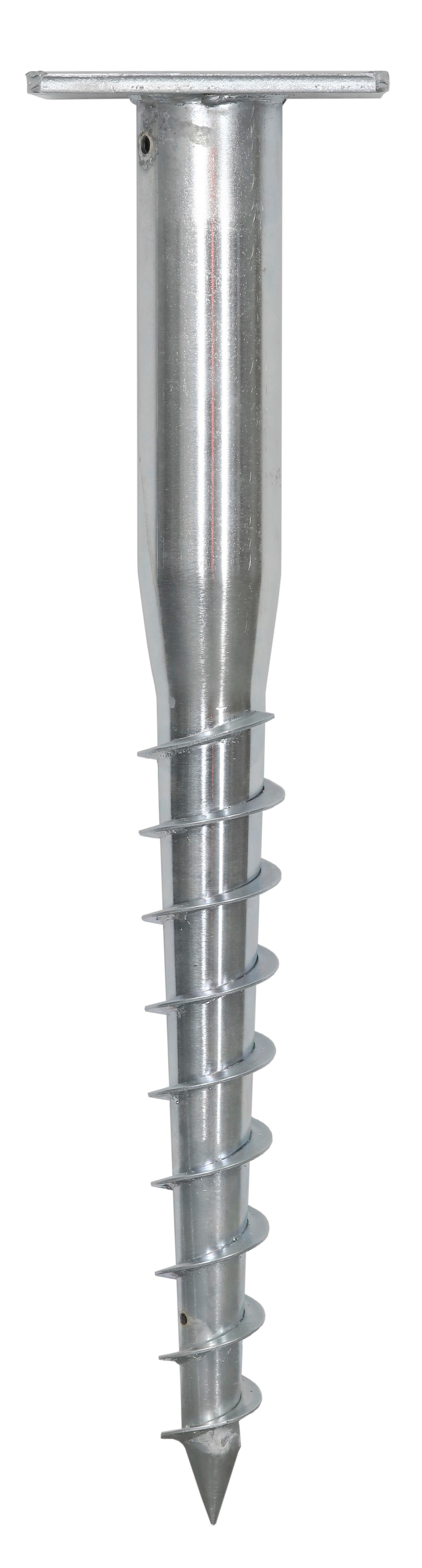 Universal Bodenhülse Für Sonnenschrim L:58cm Bodendübel - Silberfarben, Basics, Metall (16/58cm) - Schneider