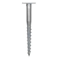 Universal Bodenhülse Für Sonnenschrim L:58cm Bodendübel - Silberfarben, Basics, Metall (16/58cm) - Schneider