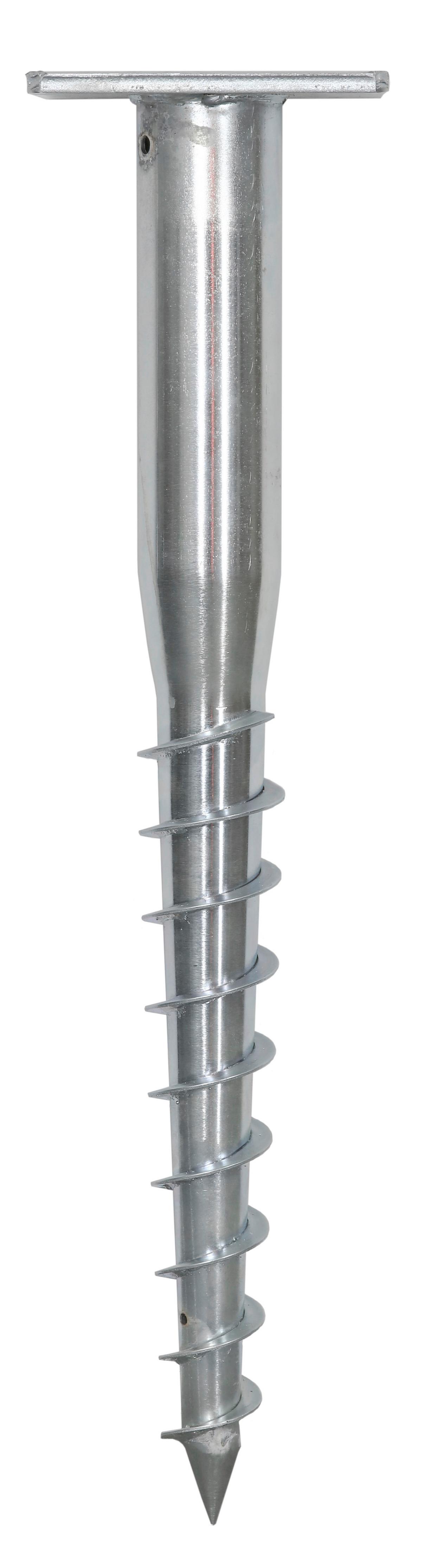 Universal Bodenhülse Für Sonnenschrim L:58cm Bodendübel - Silberfarben, Basics, Metall (16/58cm) - Schneider